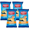 CAIYA 4X Amica Chips Veggy Vegan Mix Snack Vegano a base di Patate con Pomodoro e Spinaci 110g
