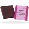 CandyFrizz Selection Personalizzati - Cioccolatini personalizzabili Con Logo o Foto latte o fondente SENZA GLUTINE - 30 pezzi (Fucsia)