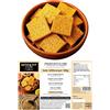 KETO 01 CARB Crackers al Rosmarino per Diabetici con solo 1g di Carboidrati per 75g, Crackers Senza Glutine e Zucchero per Dieta Chetogenica, 16% proteine, a Base di Semi di Lino Dorati, 200g