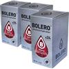 Generico SET 72 BOLERO DA 3 GRAMMI Cherry Preparato istantaneo polvere solubile in bustine Sticks per Bevande con Stevia e Vitamina C e Senza Zucchero ideale per fitness e diete