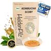 HeldenPilz® | Kombucha Scoby Organico | Fungo da tè | Skoby + regalo | Prod. fino a 6 litri | 100% naturale | Confez. biologica sostenibile