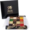 ARBUES ANTONIO MARIA CONFETTI AMA Arbues Praline di Puro Cioccolato Artigianali con Ripieno, 800gr, 16 Gusti Assortiti - Confezione Regalo, Degustazione, Centrotavola, Confettata per Cerimonie, Occasioni ed Eventi Vari