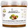 Dolcincasa.com Dolcincasa-Pasta di Nocciole Pura 100% Mortarella Campana per Gelati Creme Ganache Uso Pasticceria 200g