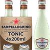 San Pellegrino Oakwood - Bicchiere da acqua tonico, 4 x 200 ml