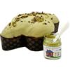 Tesori Di Sicilia Colomba Artigianale al Pistacchio con Vasetto Crema 200g Incartata a Mano, Colomba a lievitazione Naturale con Lievito Madre 1Kg, Idea Regalo Pasquale