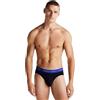 Tommy Hilfiger Uomo Slip Hipster Confezione da 3 con Fascia con Logo, Blu (Bright Blue/Bright Blue/Bright Blue), S