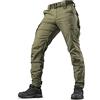M-Tac Aggressor Flex - Pantaloni Tattici da Uomo in Cotone Nero con Tasche Cargo - Verde - 38W x 32L