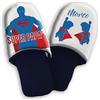 Generic Pantofole Ciabatte in Spugna Personalizzate con Foto 36 37 38 39 40 41 42 43 44 45 Idea Regalo Festa del papà Uomo Compleanno per Lui Natale ''Dad Supereroe'' con Nome
