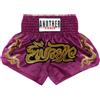 Aislor Pantaloncini Muay Thai Unisex Bambini Pantaloncini da Combattimento Kick Boxing Shorts Pantaloni Corti per MMA rappling Arti Marziali Competizione Rosa 13-14 Anni