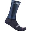 Castelli Calzini Fast Feet 3 - Blu, Taglia L-XL