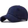 Daysskk Cappellino da baseball unisex da uomo e da donna, in cotone, regolabile, stile vintage, blu navy, Taglia unica