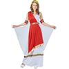 Vhersily 2026 Costume Da Dea Greca Da Donna Abito Greco Bianco Antico Romana Abbigliamento Carnevale Festa A Tema Vestito Giochi Di Ruolo Travestimento Rave Outfit Partito Clubwear Vintage Leggera