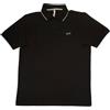 SUN68 Polo Manica Corta A35110 Colletto con Riga Piccola Tg. XL col. 11 Nero