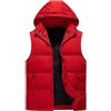 Vhersily 2025 Gilet da Uomo con Cappuccio Casual Inverno Caldo Outdoor Imbottito Senza Maniche Trapuntato Giubbotto Smanicato Invernale Giubbino Giacca Cappotto Puffer Imbottiti, Per Il Tempo Libero