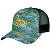 Stetson Cappellino Trucker Surf Island Uomo - Curved Brim cap Berretto Baseball Snapback, con Visiera, Fodera Estate Primavera/Estate - Taglia Unica Verde-Blu
