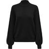 ONLY ONLANNY LS JQ O-Neck Knt, Nero, S