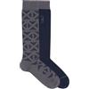 Emporio Armani 2 Pack Long Socks, Man, Blue, One Size