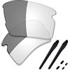 Saucer - Kit di lenti di ricambio e gomma per occhiali da sole Oakley Flak 2.0 XL OO9188, (Alta difesa, attivata fotocromatica.), Taglia unica