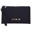 Liu Jo Elegante e versatile borsa pochette con dettagli color oro chiusa con zip. 24x14x2cm. Non definito 22222 NERO