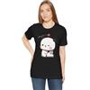 Andii Maglietta a maniche corte unisex in jersey, Bubu and Dudu, Bubu is Struck by Heart Arrow, Rosa, XXL