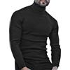 KINKOCCL Maglione KINKOCCL Uomo Nero Collo Alto a Costine Maglione Lavorato a Maglia Slim Fit Caldo Nero M