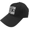 Rock Off officially licensed products System of A Down Unisex Baseball cap: Stacked Logo