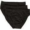 RAGNO Slip Uomo Confezione 3 Capi Cotone Stretch Elastico ricoperto artcolo U747BQ Slip Compact, 020T Nero, 6 - SESTA