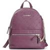 CAFèNOIR - Zaino Con Logo Embossed All-over, Da Donna, Colore Glicine, Taglia Unica