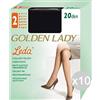 Golden Lady Set 10 Leda 3 Nero 2 Paia Calze Collant Donna Abbigliamento e Accessori, Multicolore, Singolo