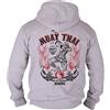 Dirty Ray Arti Marziali MMA Fighter Felpa Uomo con Cappuccio B50 (M)