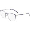 Salvatore Ferragamo Ferragamo SF2566 Occhiali, Light Ruthenium/Blue, 54 Uomo