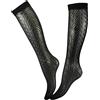 CALZE PRESTIGE ( 2 PAIA ) Gambaletti donna traforati, elasticizzati, in morbidissima microfibra effetto seta.