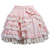 an*tai*na* Antaina Gonna in Pizzo Rosa con Fiocco Bowknot Vintage Victroian Princess Kawaii Elegante Lolita,XS