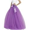 Generico Gonna In Tulle Donna Gonna Donna Danza Del Ventre 3Xl Lunga Di Tulle A Strati Lunga Strati Flamenco Gonnellino Danza Classica Tutu Classica Su Misura Rosa Balze Nero Con Corpetto Capodanno Azzurra