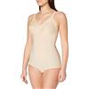 Generico PLAYTEX BODY MODELLATORE 2858 REGINA DI QUADRI - Coppa D e C - Nero/Beige dalla TG 34 alla TG 44 (40 D - IT 6 D, Beige) INTIMOEGIDIO