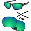 PapaViva Lenti di ricambio per occhiali da sole Oakley Chainlink OO9247 57 mm, Verde smeraldo, Chainlink