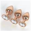 VCOOTS 3pcs Set di spina anale spina di culo gioiellato prostata sesso anale giocattoli butt plug trainer kit con diamante di cristallo giocattolo anale principiante per donne adulte unisex