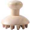 Generisch Massaggiatore in legno - Misuratore manuale anti-cellulite fungo, asta per la terapia del corpo intero | Massaggiatore in legno massiccio per collo, spalle, vita e testa, massaggiatore profondo per