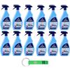 Beni Culinari 12x Felce Azzurra Appretto Leggero Spray per Stira Veloce, Stiratore leggermente rinforzante, stiratura rapida, profumato 750ml + Portachiavi Beni Culinari in Omaggio