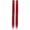 Sharplace 2 pezzi di extension per capelli colorati, accessori per capelli per donne, bambine, moda, copricapo colorato, meches per cosplay, Rosso