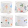 NIDONE 4pcs Copertura del cordone ombelicale per neonato 0-12 mesi, band bottoni di pancia per bambini in cotone morbido con 4 stili, banda di pancia per bambini per regali da ragazzo, copertura del cordone