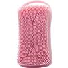 Housoutil Spazzola per Massaggi Doppia Funzione Gancio per Bagno in Silicone Massaggio Delicato P Rosa e Facile da Pulire per Cute Sensibile