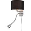Trio Leuchten Trio 271170202 Lampada da Parete, in Nickel Opaco, 20x25 cm