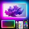 Tyute Retroilluminazione LED TV per 35 - 55 pollici, 3 m strisce LED RGB LED TV luci con musica Sync, app Bluetooth, kit di retroilluminazione USB TV per decorazione