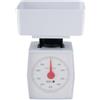 Eva Bilancia meccanica per diete - Precisione fino a 1kg - Graduazione 5g - Bianco - Corpo resistente in ABS