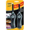 BIC MegaLighter Accendini Multiuso - Nero, Confezione da 2