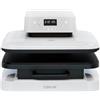 LOKLIK - Pressa Termica Automatica per Personalizzare Magliette, Maglioni, Coperte, Asciugamani, Borse e Altri Tessuti Pressa Riscaldante Compatta Termoadesiva Stampa Tessile (Bianca)