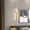RHYDM Lampadario da Comodino per Camera da Letto Moderno Semplice Creativo Lampada a Sospensione Lunga Linea Personalizzata Camera da Letto per Anziani Soggiorno Corridoio Bar Hotel Piccole Lampad