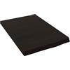 vidaXL Piano Bagno Marrone Scuro 40x60x(2-4) cm Legno Massello Trattato