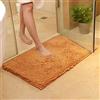ele ELEOPTION Soft Shag Tappetino da Bagno Tappeto Cucina Porta Porta Piedini Tappetino Striscia Antiscivolo Zerbino Assorbente Tappetini da Bagno Doccia Shaggy Carpet - 60 x 90 cm, Champagne